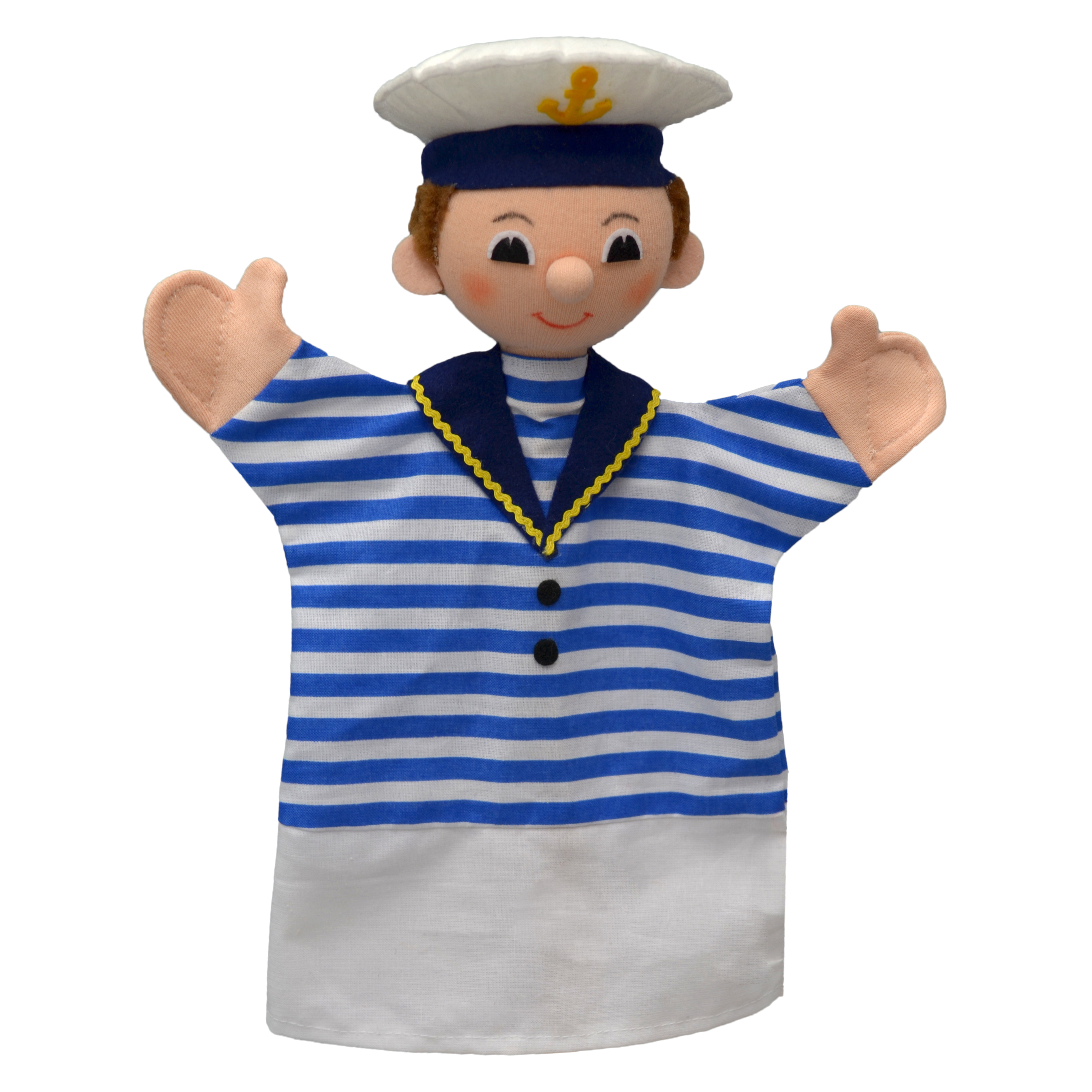 Hand puppet seaman - Czech handicraft