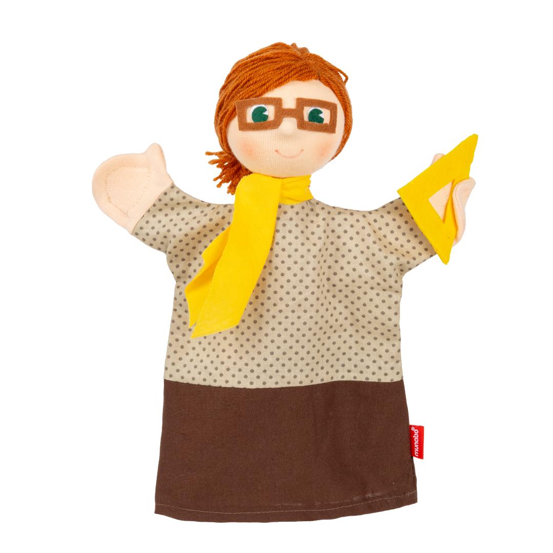 Punch and Judy Hand Puppet Female Teacher - munabo Teacher Punch Puppet – Hand Puppet by munabo for Education & Stage