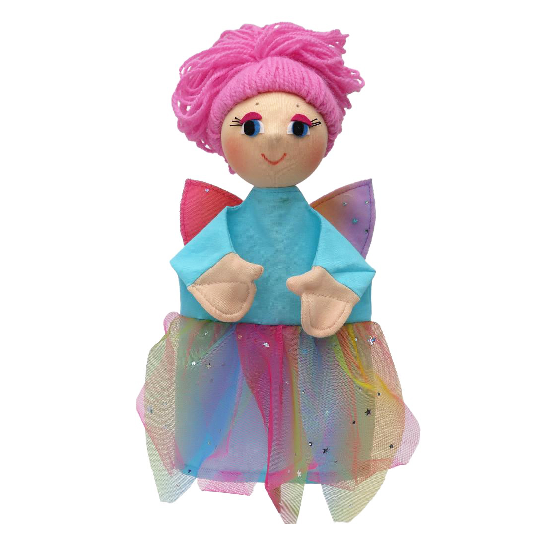 Hand puppet fairy Lili - Czech handicraft