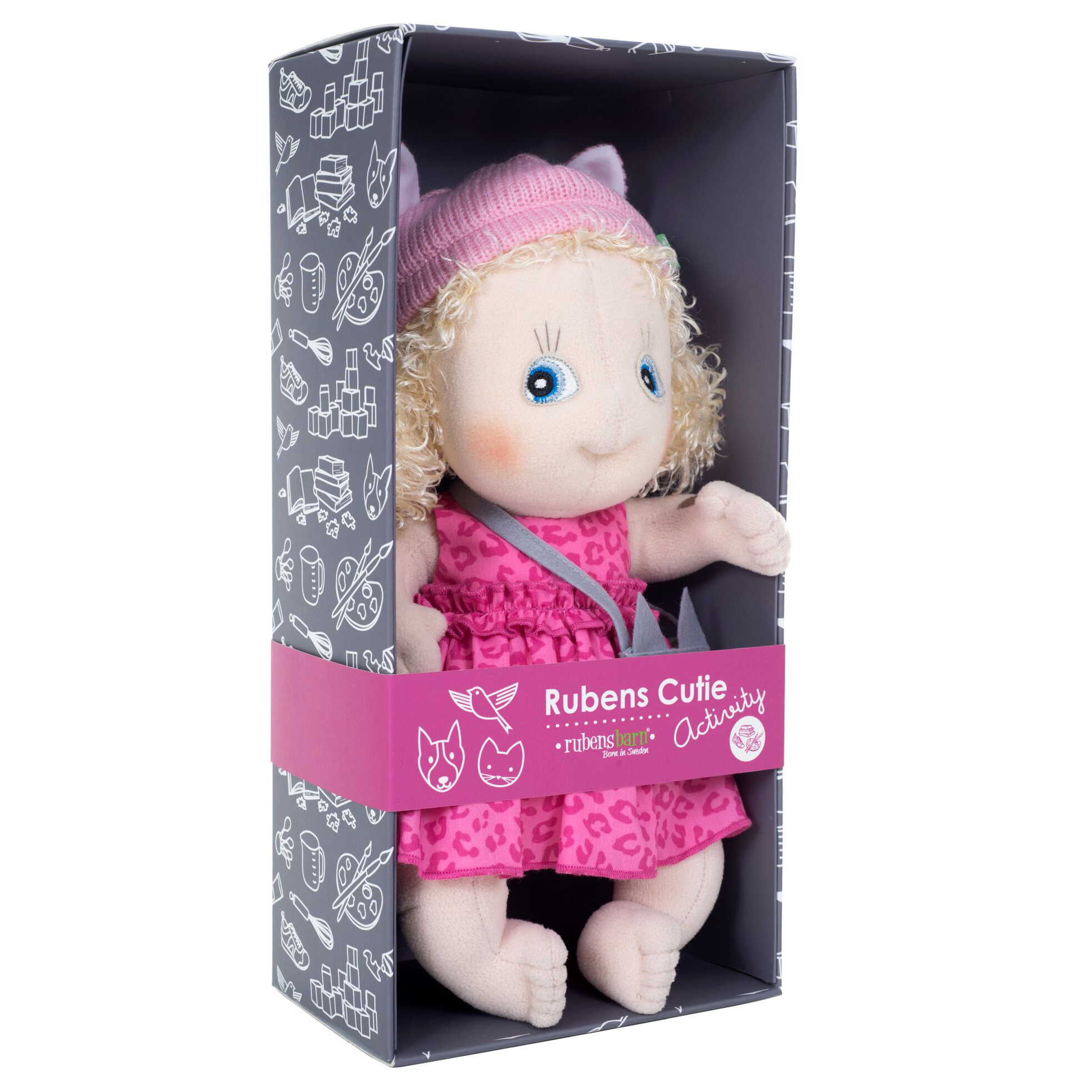 Rubens Cutie Activity Puppe Emelie in der Geschenkverpackung