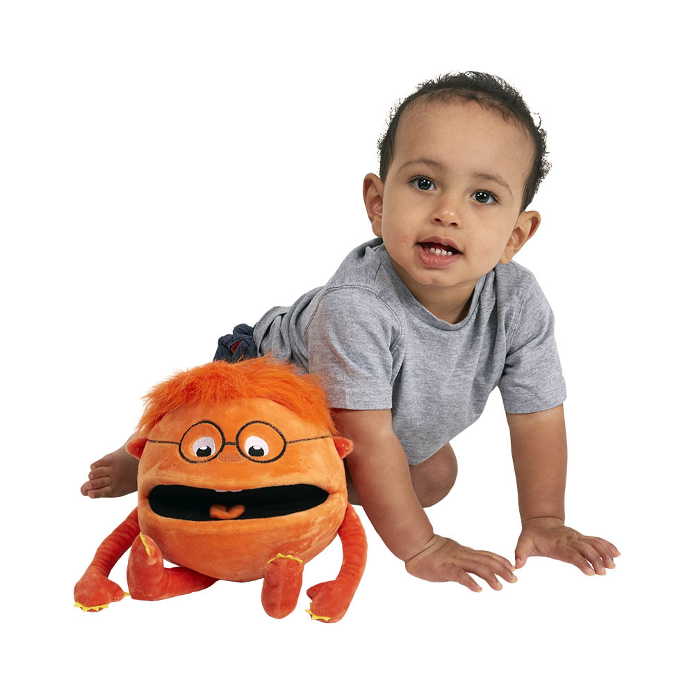 Hand puppet baby monster - orange - Puppet Company Hand puppet baby monster - orange - Puppet Company - Produktbild 2