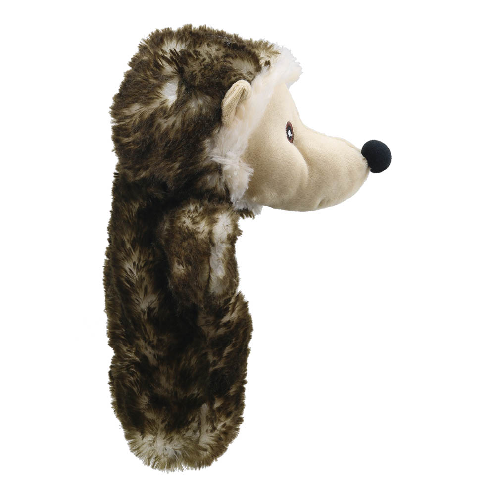 The Puppet Company Baby-Handpuppe Igel, Nahaufnahme des Kopfes im Profil mit schwarzer Nase