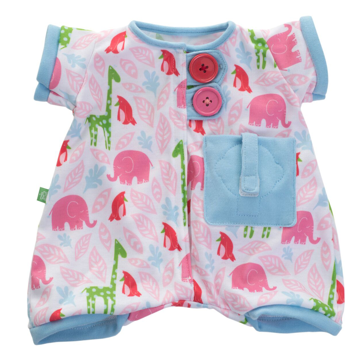 Pocket Friends Schlafanzug, pink für Rubens Babies von Rubens Barn