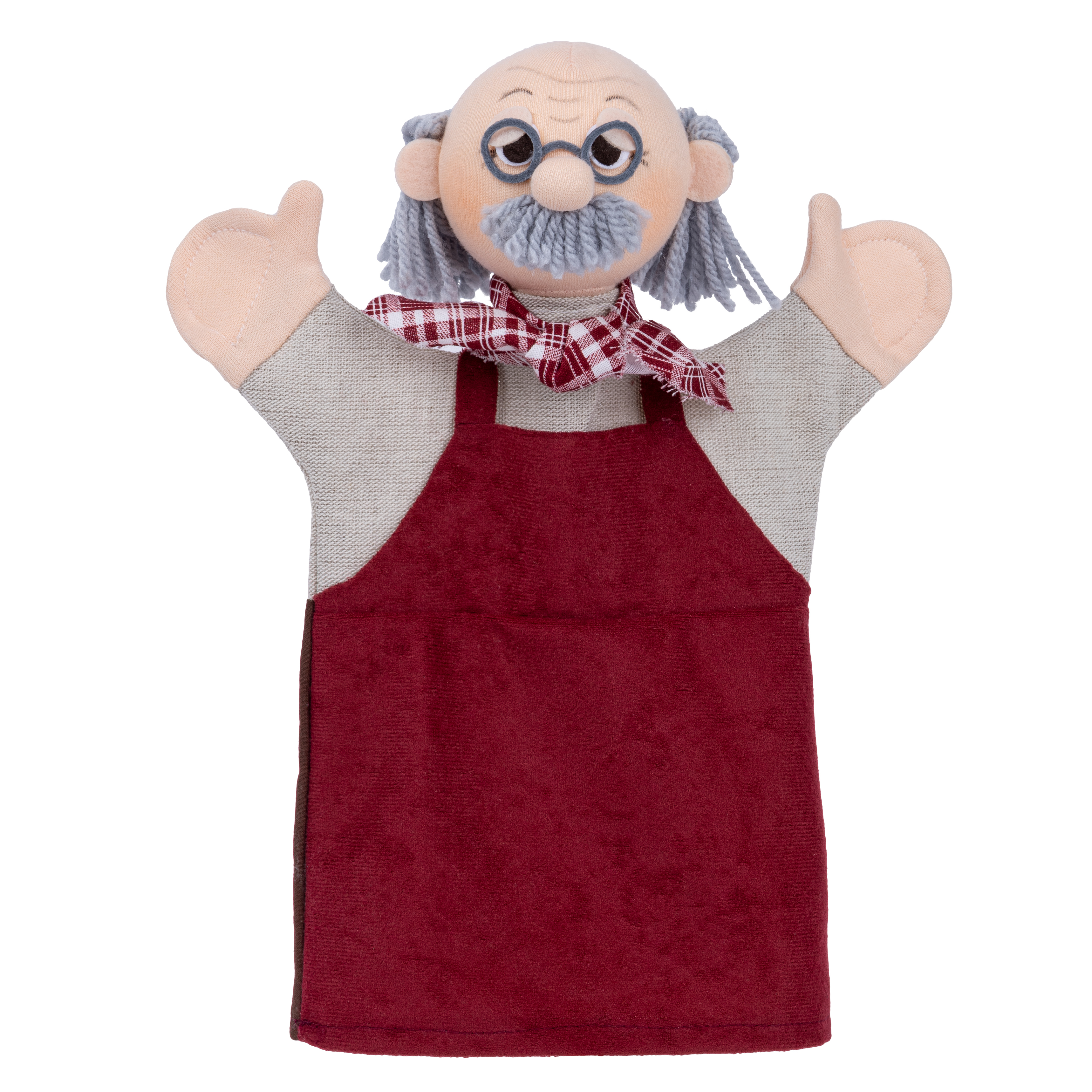 Punch and Judy Grandfather Hand Puppet - munabo