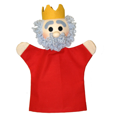 Trullala Basic hand puppet king - Czech handicraft