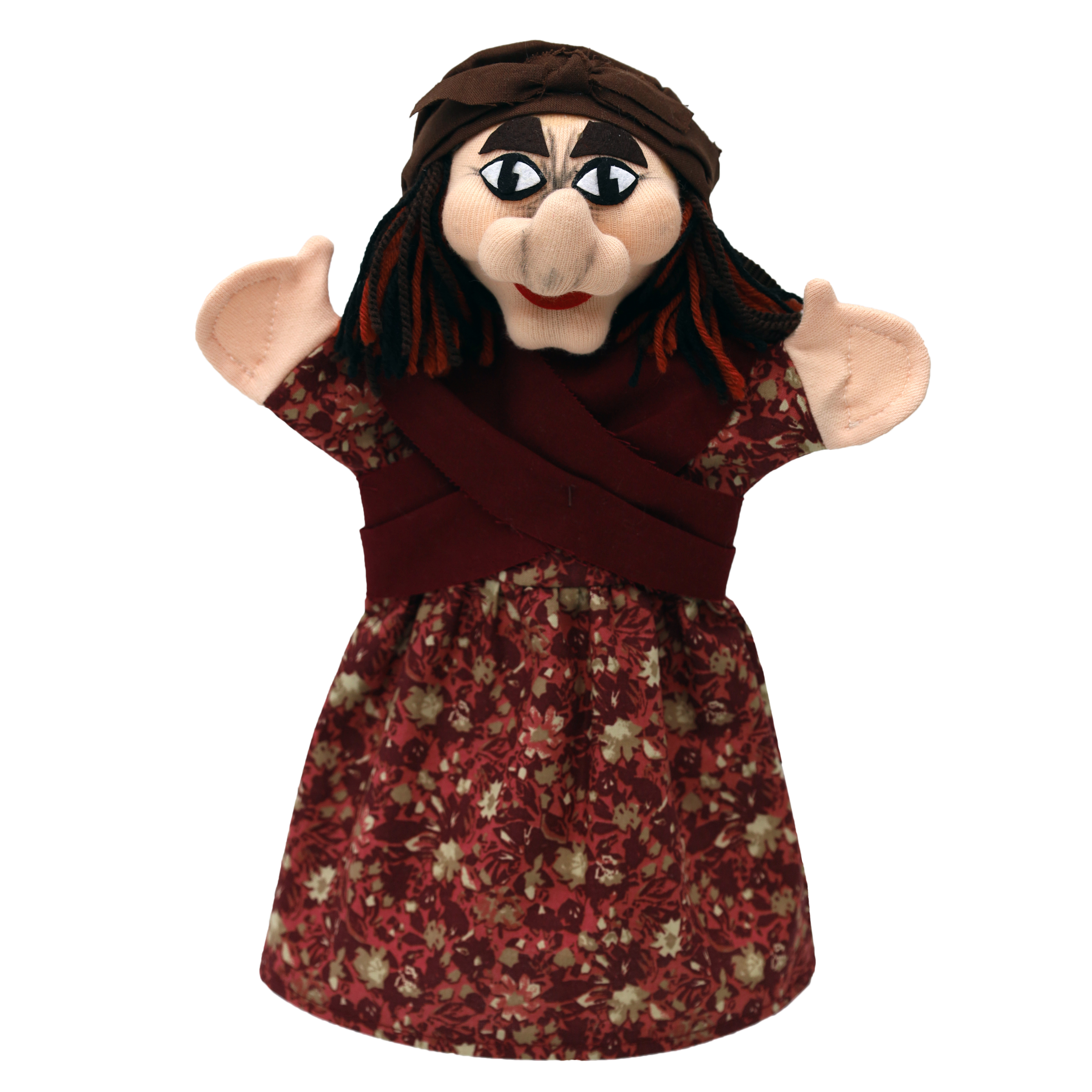 Punch and Judy Witch Hand Puppet - munabo