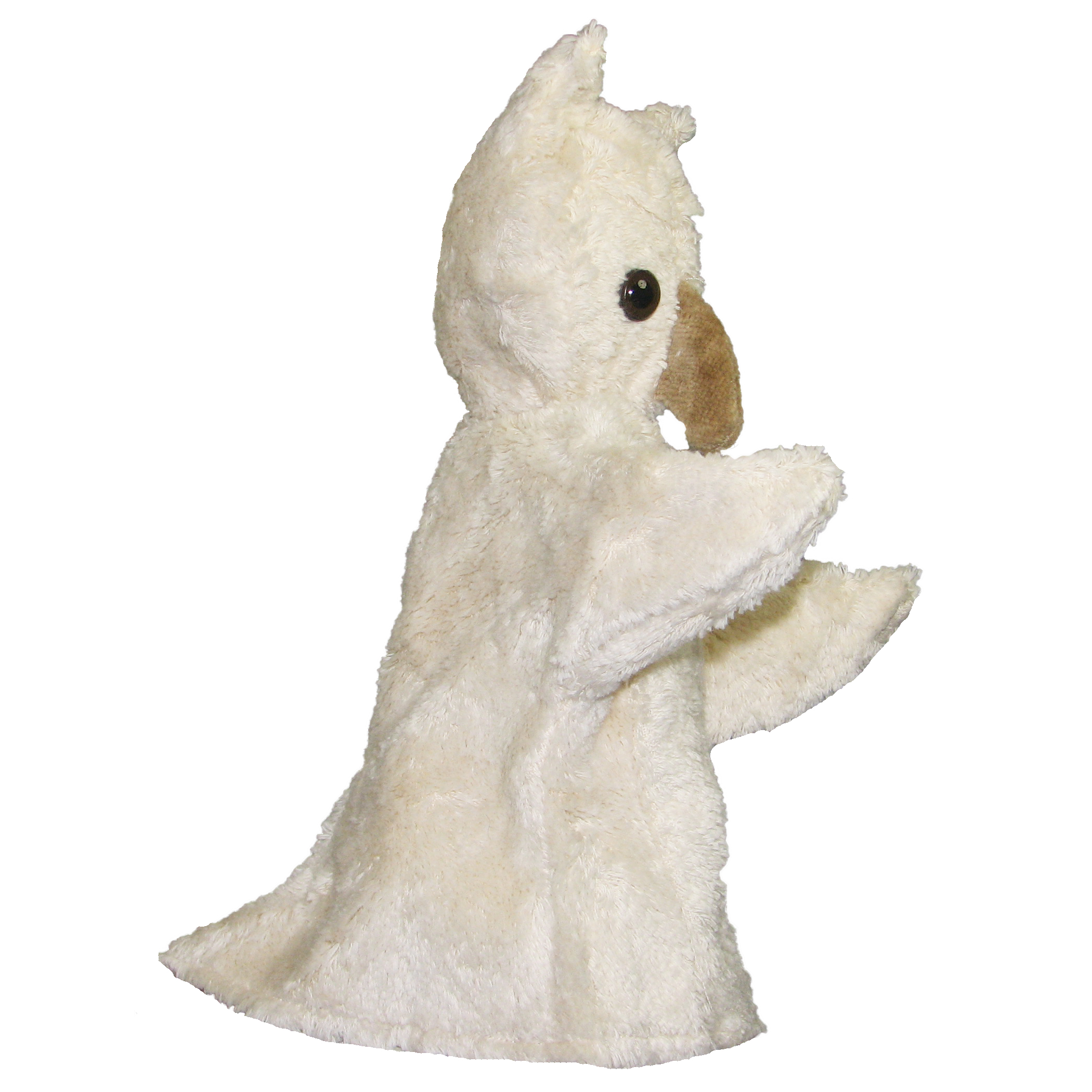 Hand puppet white owl - made of natural material - by Kallisto Hand puppet white owl - made of natural material - by Kallisto - Produktbild 3