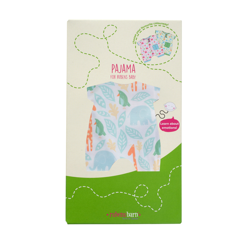 Pocket Friends pyjama, green for Rubens Babies by Rubens Barn Pocket Friends pyjama, green for Rubens Babies by Rubens Barn - Produktbild 4