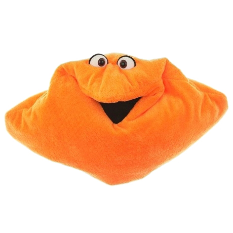 Living Puppets Wunschtraumkuschelmuschelkissen orange
