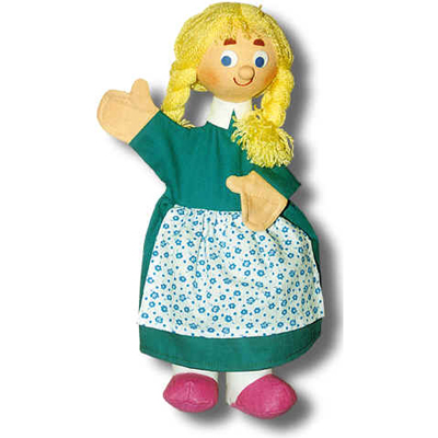Punch and Judy Gretel Large Hand Puppet - munabo