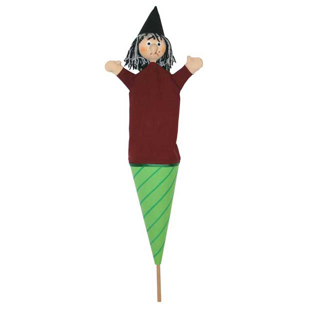 Tütenkasper Hexe - munabo Handpuppe Tütenkasper Hexe - Handpuppe fürs Kasperletheater | munabo