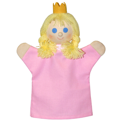 Trullala Basic Handpuppe Prinzessin - tschechisches Kunsthandwerk