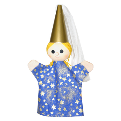 Punch and Judy Midnight Fairy Hand Puppet - munabo