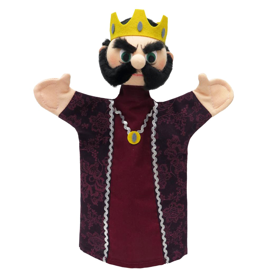 Punch and Judy Evil King Hand Puppet - munabo