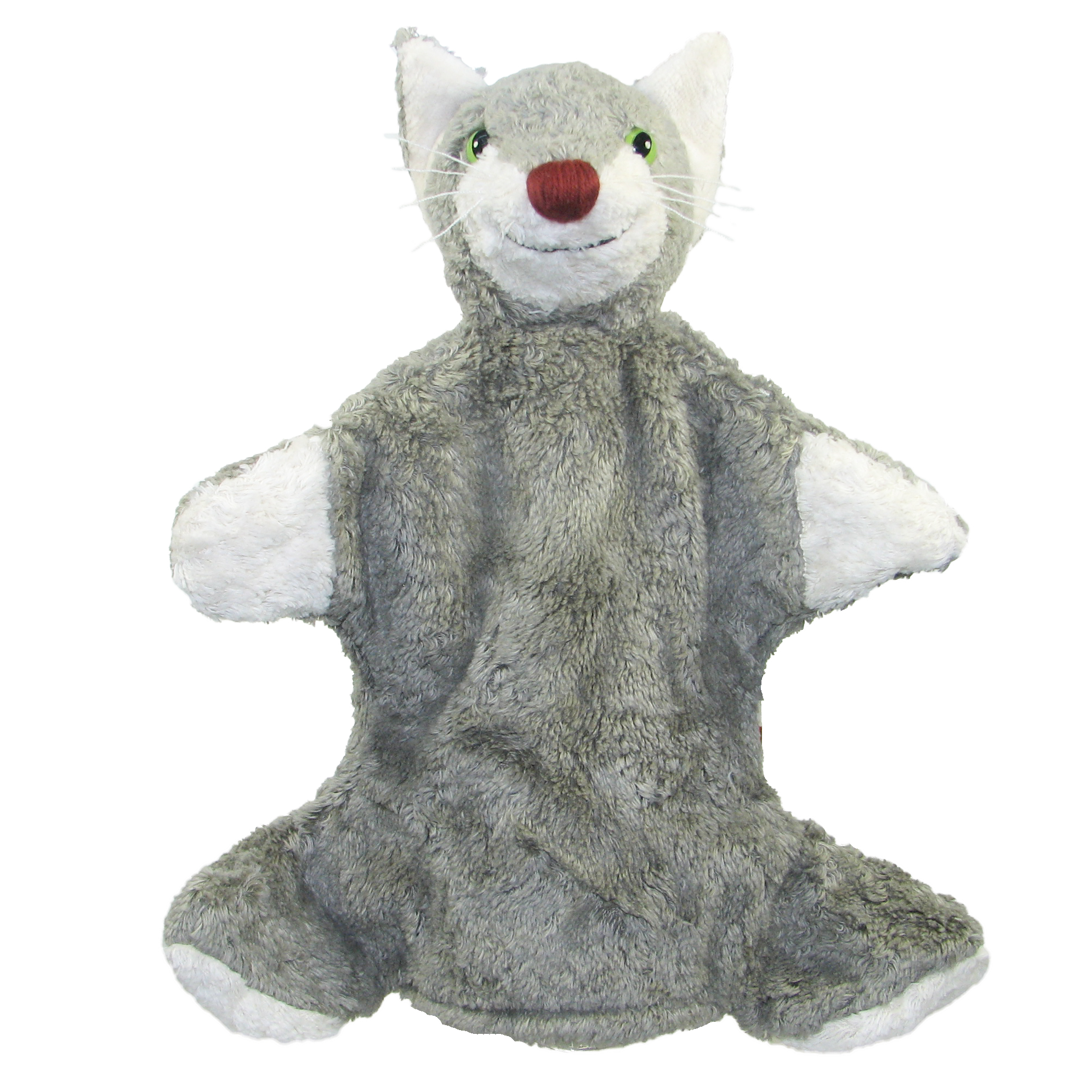 Hand puppet grey cat - made of natural material - by Kallisto Hand puppet grey cat - made of natural material - by Kallisto - Produktbild 2