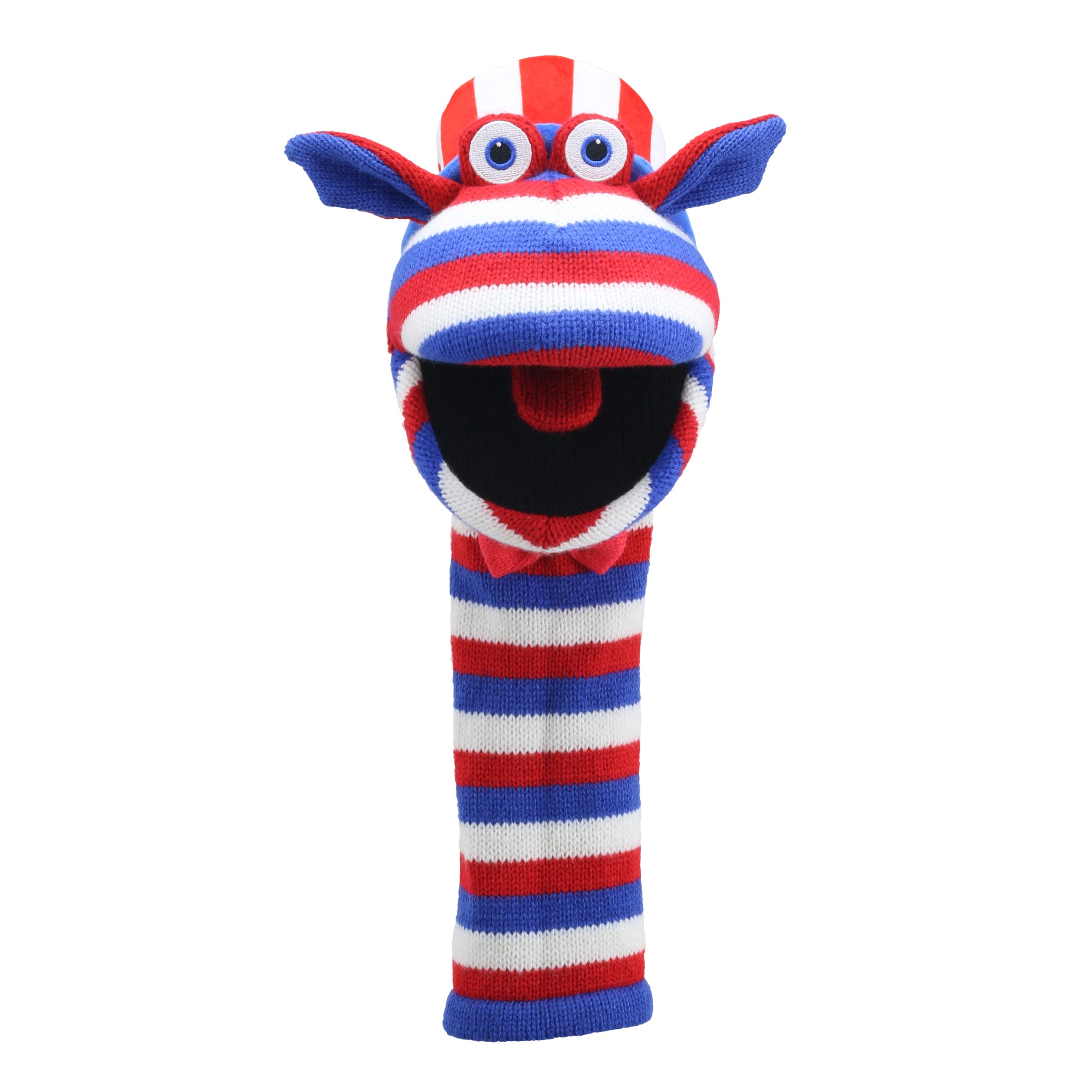 Monster-Sockenhandpuppe Sammy - mit Geräusch - Puppet Company