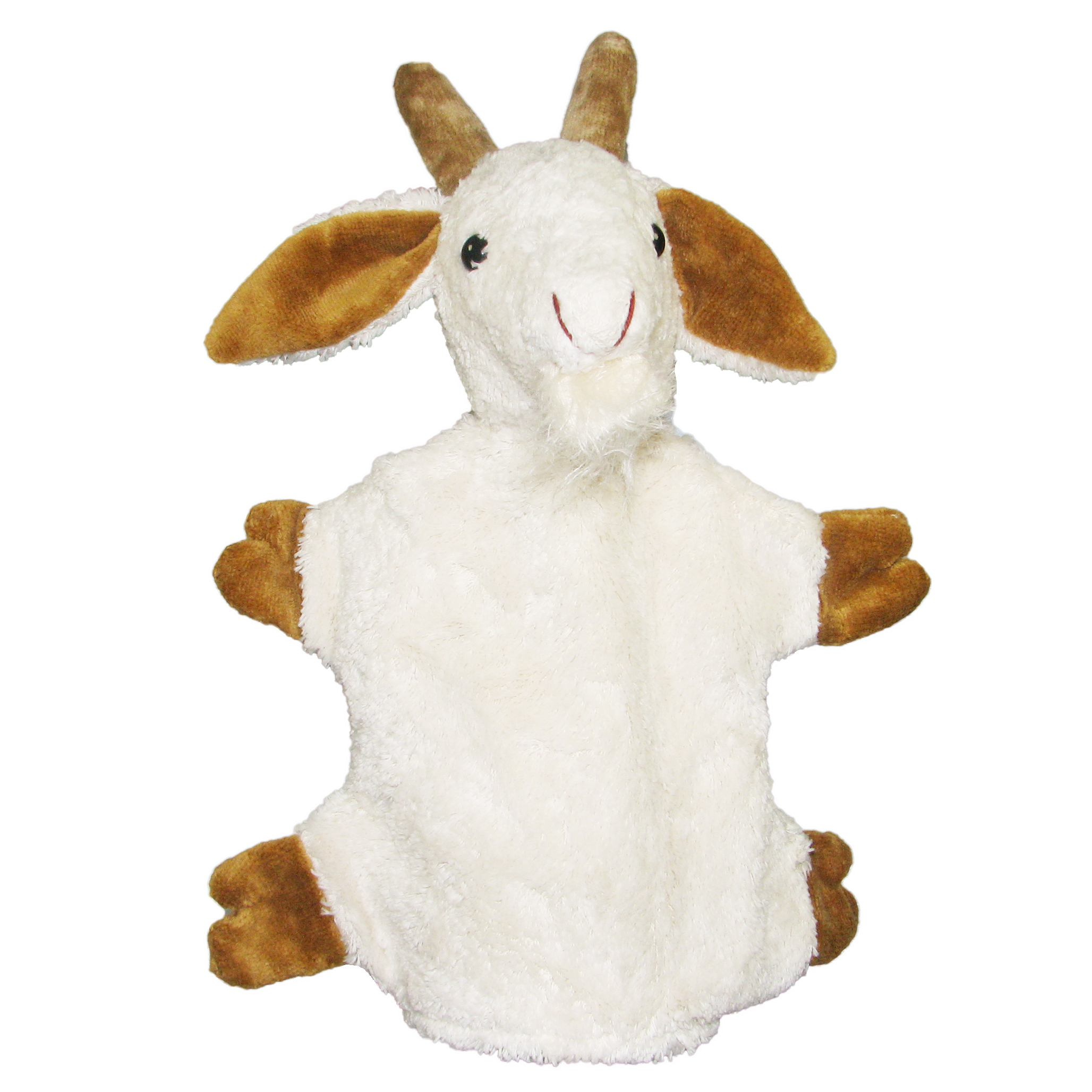 Handpuppe Ziege weiß - aus Naturmaterial - von Kallisto Handpuppe Ziege weiß - aus Naturmaterial - von Kallisto - Produktbild 2