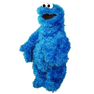 Living Puppets Handpuppe kleines Krümelmonster - Sesamstrasse Living Puppets Handpuppe kleines Krümelmonster - Sesamstrasse