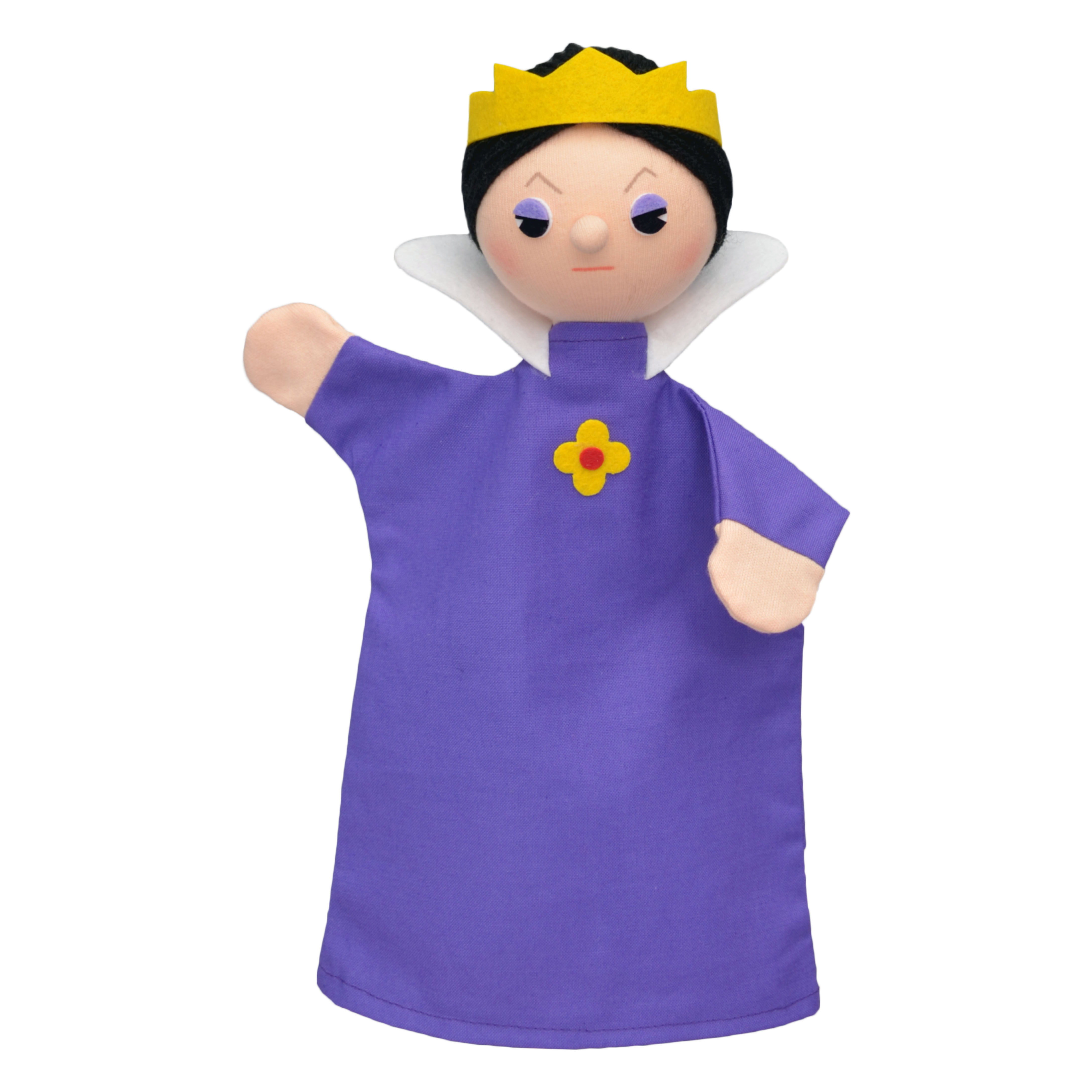 Punch and Judy Purple Queen Hand Puppet - munabo