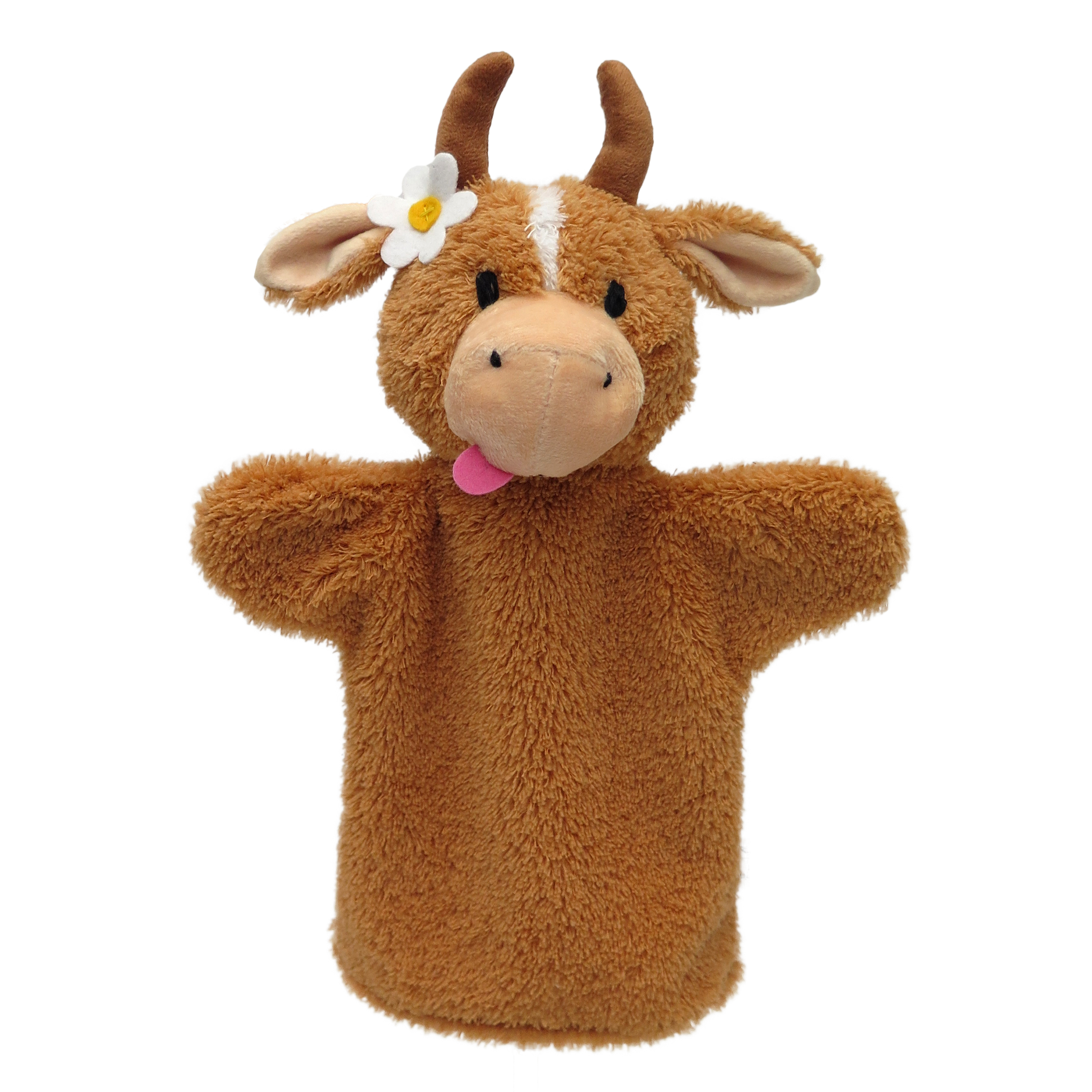 Hand puppet cow - Czech handicraft