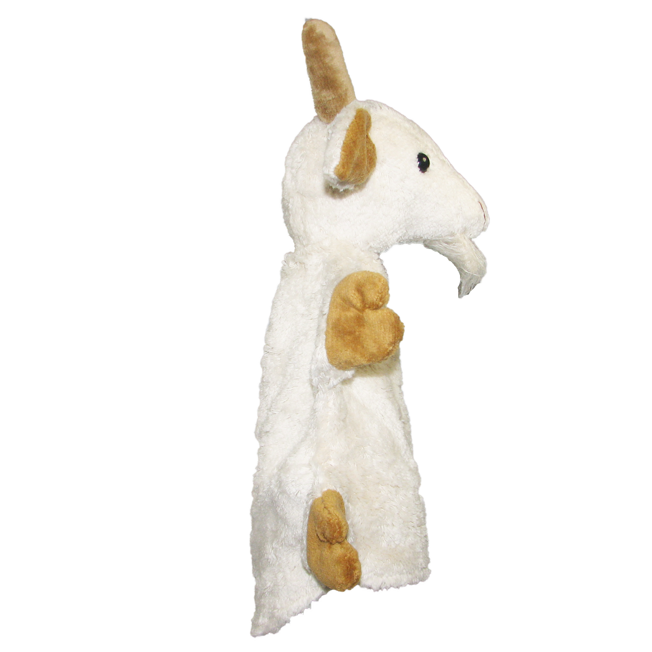 Handpuppe Ziege weiß - aus Naturmaterial - von Kallisto Handpuppe Ziege weiß - aus Naturmaterial - von Kallisto - Produktbild 3