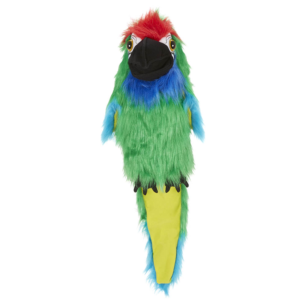 Handpuppe Soldatenara (military macaw) - mit Geräusch - Puppet Company