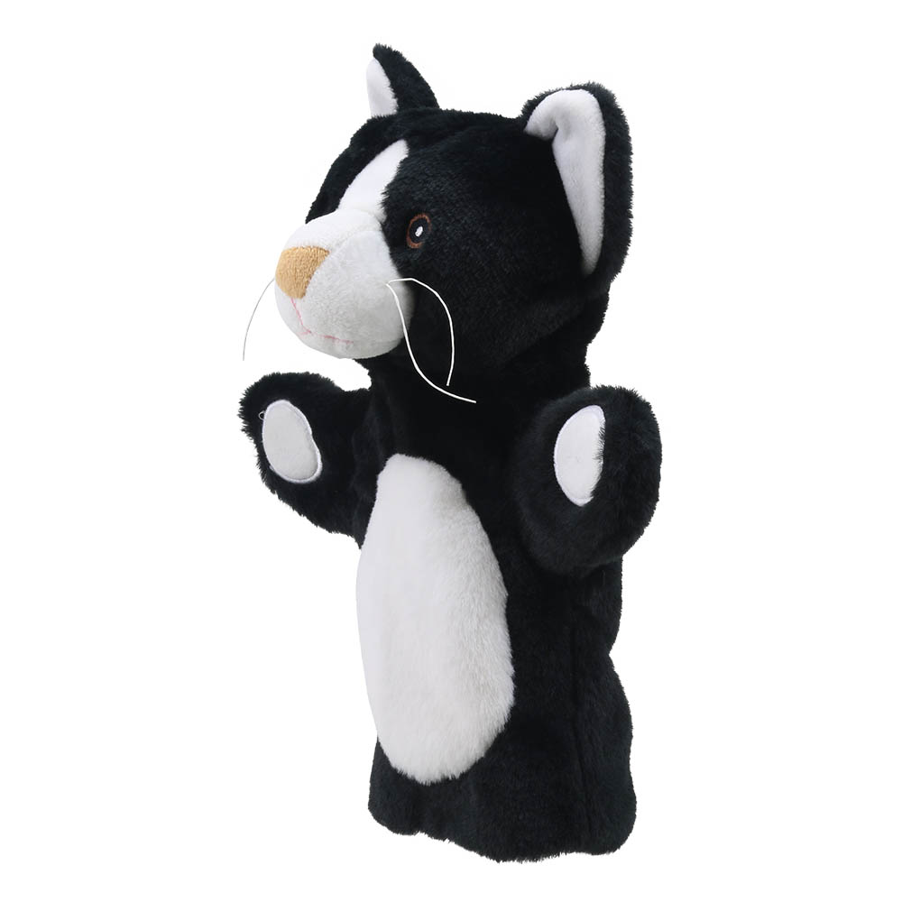 Handpuppe Katze, schwarz-weiß - Puppet Buddies - Puppet Company - Produktbild 2