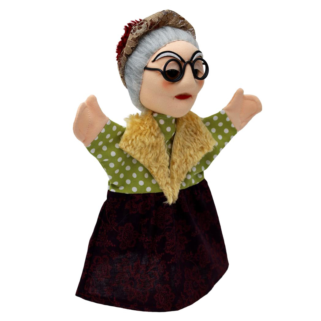 Punch and Judy Granny Hand Puppet - munabo