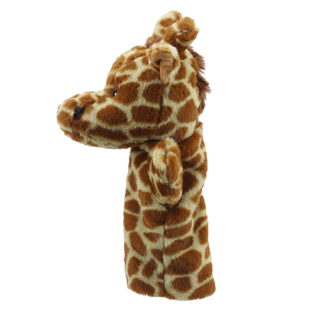 The Puppet Company Baby-Handpuppe Giraffe, Seitenansicht mit langem Hals und gefleckten Ohren