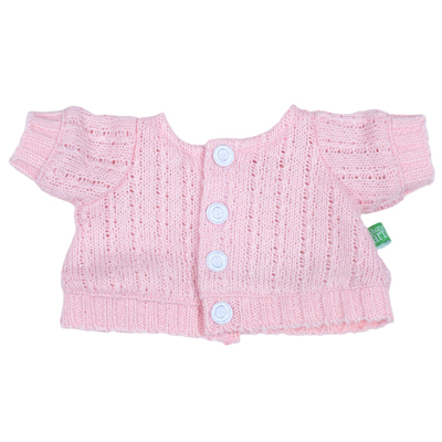 Extra outfit - pink cardigan for Rubens Kids dolls
