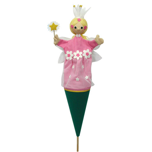Tütenkasper Fee (rosa) - munabo Handpuppe Tütenkasper Fee (rosa) - Handpuppe fürs Kasperletheater | munabo