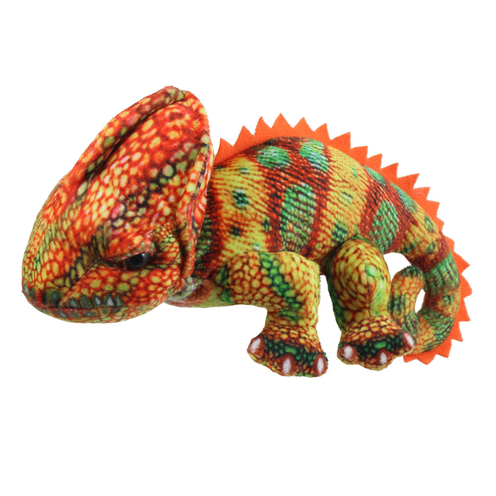 Orange Chameleon Finger Puppet - Little Creatures by Puppet Company Orange Chameleon Finger Puppet - Little Creatures by Puppet Company