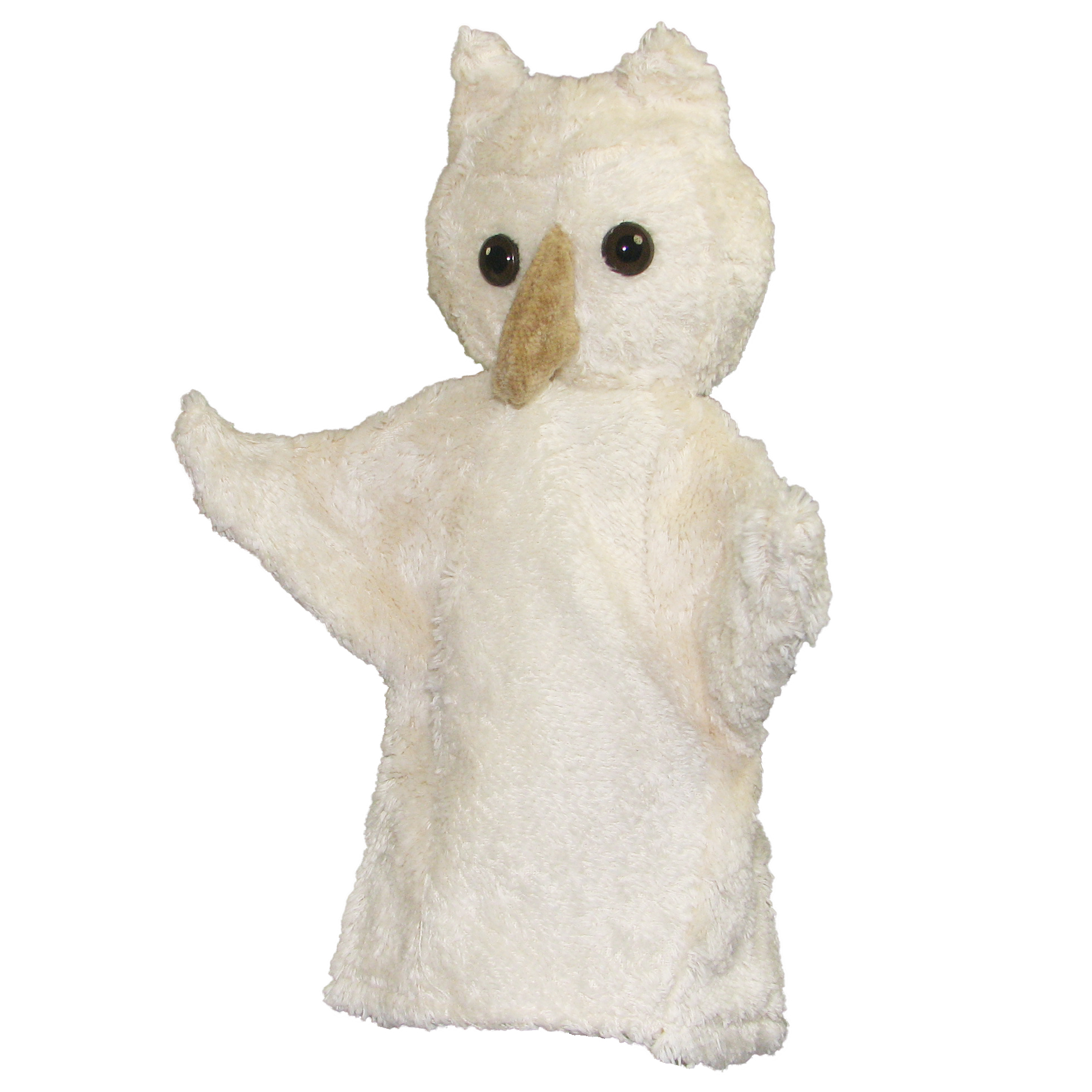 Hand puppet white owl - made of natural material - by Kallisto Hand puppet white owl - made of natural material - by Kallisto - Produktbild 2