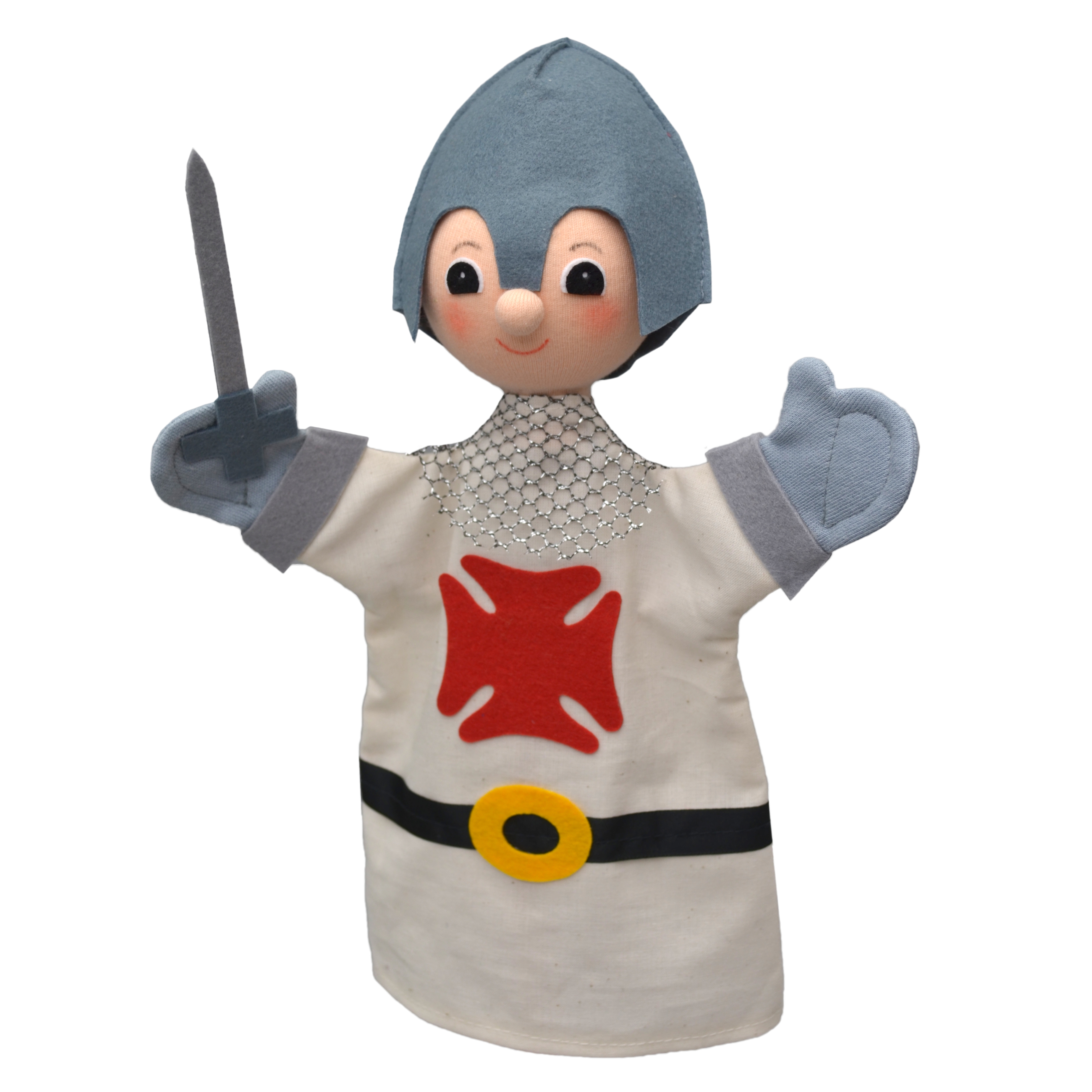 Punch and Judy Hand Puppet Knight - munabo Punch and Judy Knight Hand Puppet for Puppet Theatre | munabo