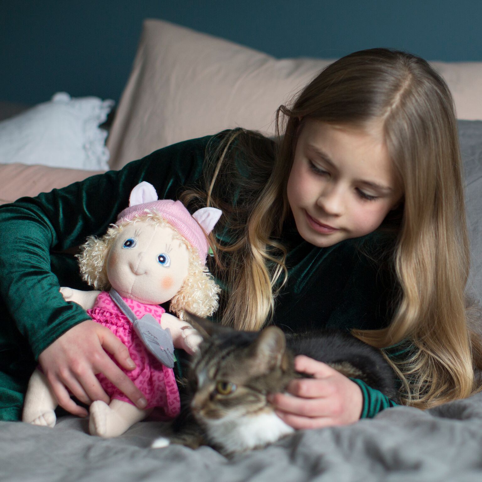 Rubens Cutie Activity Puppe Emelie von Rubens Barn Rubens Cutie Activity Puppe Emelie von Rubens Barn - Produktbild 4