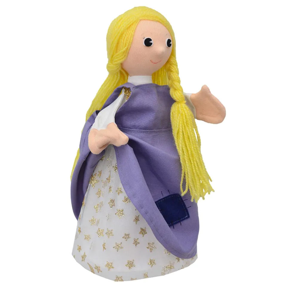 Hand puppet Cinderella - Czech handicraft