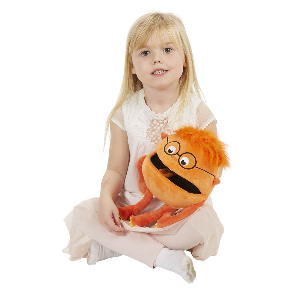 Hand puppet baby monster - orange - Puppet Company Hand puppet baby monster - orange - Puppet Company - Produktbild 4