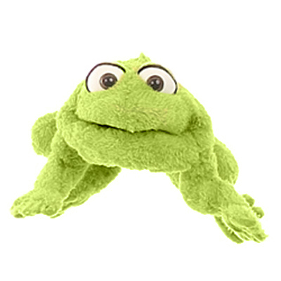 Living Puppets hand puppet small Rolf the frog Living Puppets hand puppet small Rolf the frog - Produktbild 2
