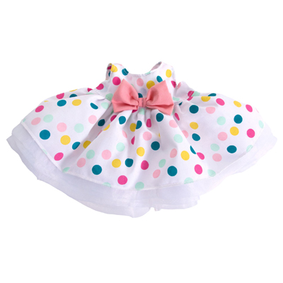 Extra outfit - dot dress for Rubens Kids dolls