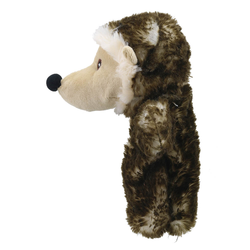 The Puppet Company Baby-Handpuppe Igel, Seitenansicht mit heller Schnauze und braunen Stacheln