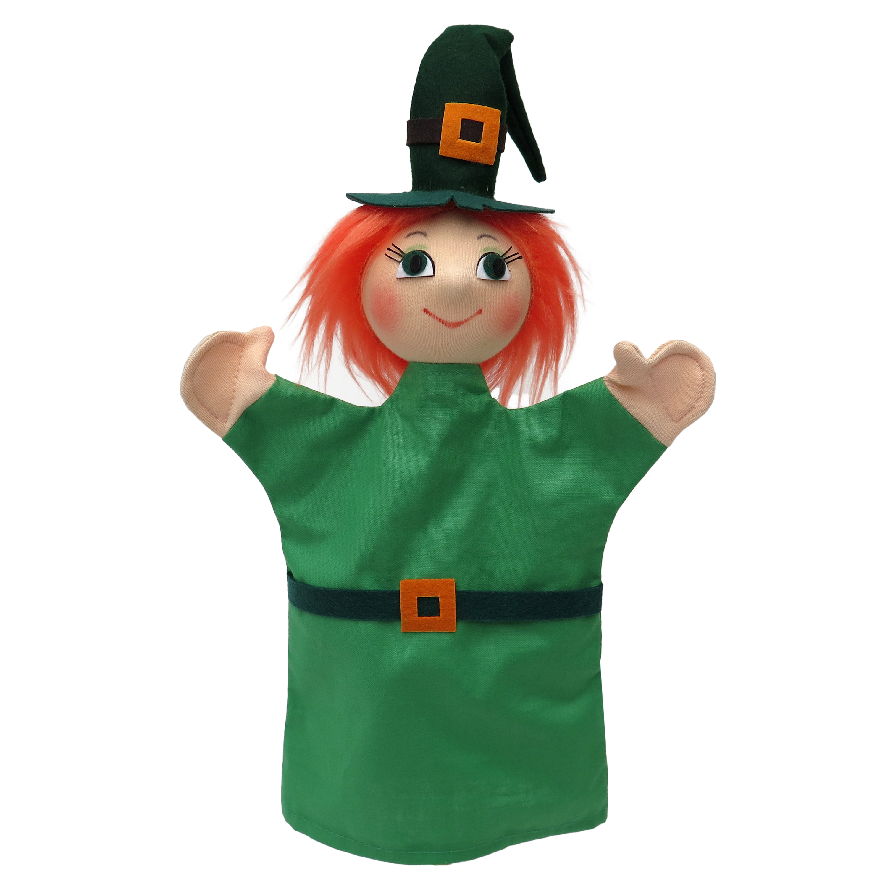 Punch and Judy Hand Puppet Witch (green) - munabo Punch and Judy Witch (green) Hand Puppet for Puppet Theatre | munabo