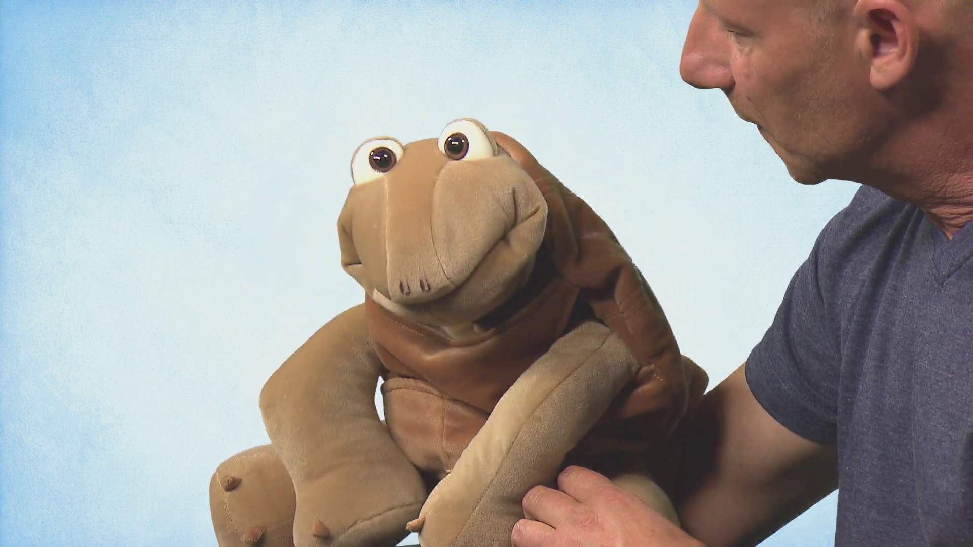 Living Puppets Handpuppe Sammy die Schildkröte Demo