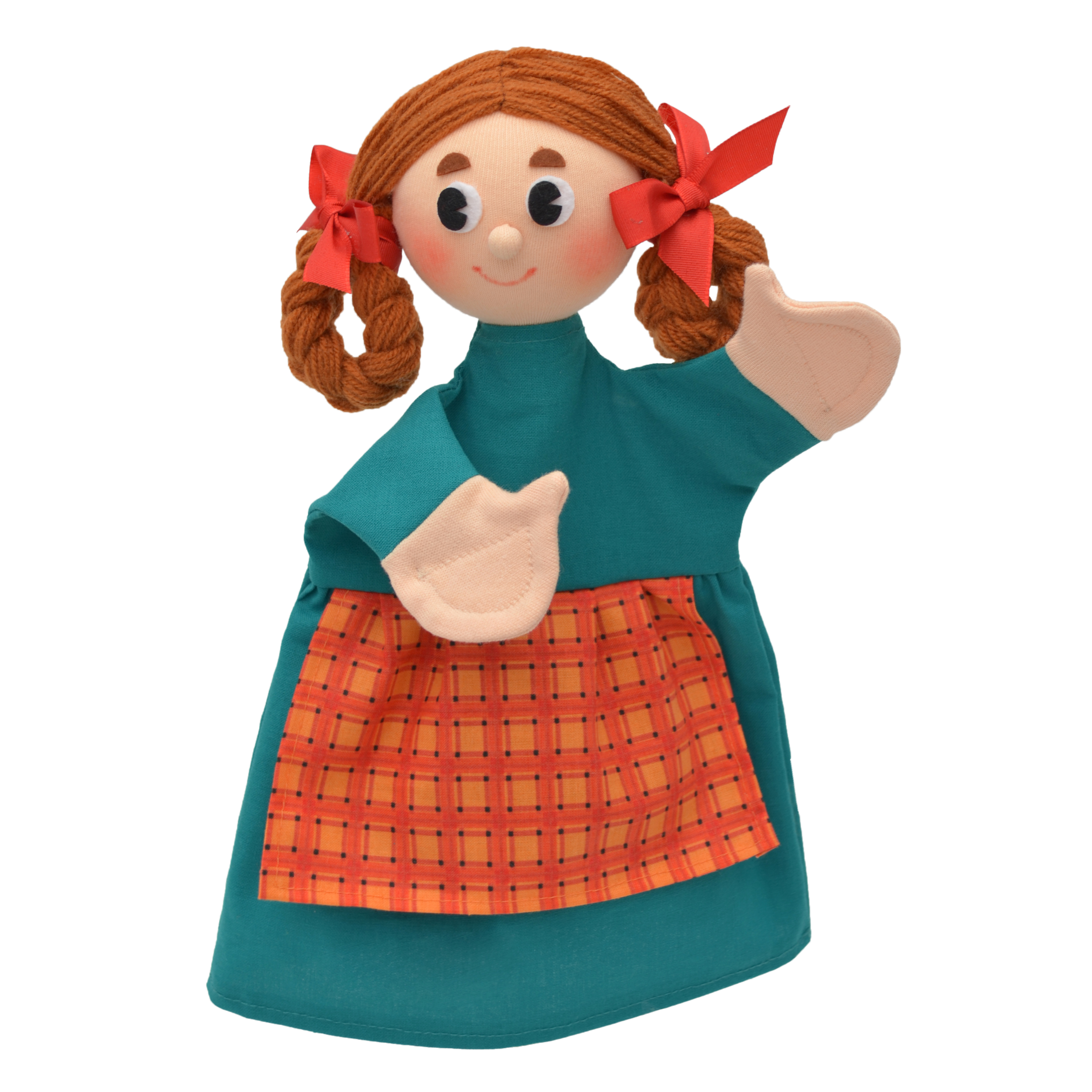 Hand puppet Gretel - Czech handicraft