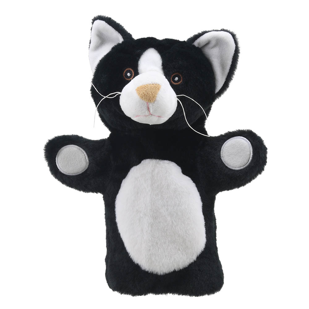 Handpuppe Katze, schwarz-weiß - Puppet Buddies - Puppet Company Handpuppe Katze, schwarz-weiß - Puppet Buddies - Puppet Company