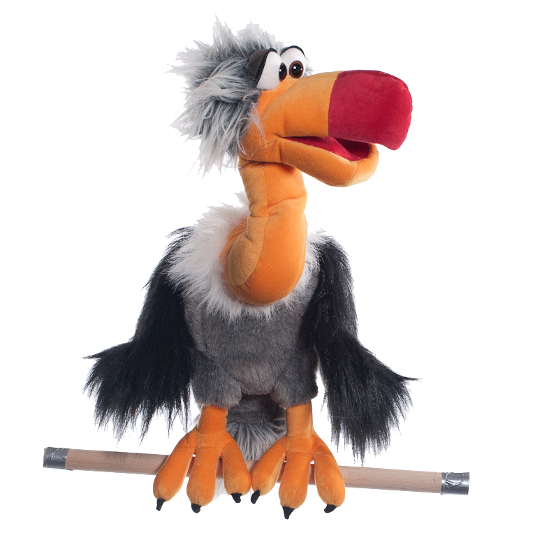 Living Puppets hand puppet Django the vulture