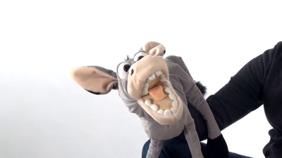 Video 2: Living Puppets hand puppet Fridulin the donkey