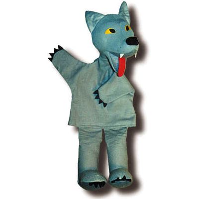 Punch and Judy Wolf Hand Puppet - munabo