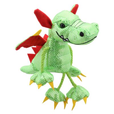 Fingerpuppe grüner Drache - Puppet Company