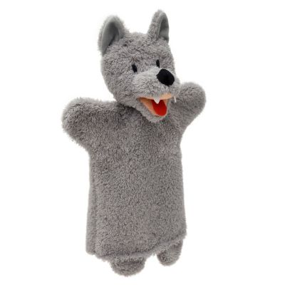 Punch and Judy Wolf (Grey) Hand Puppet - munabo