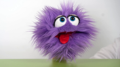 Living Puppets Handpuppe Flob (lila) Demo